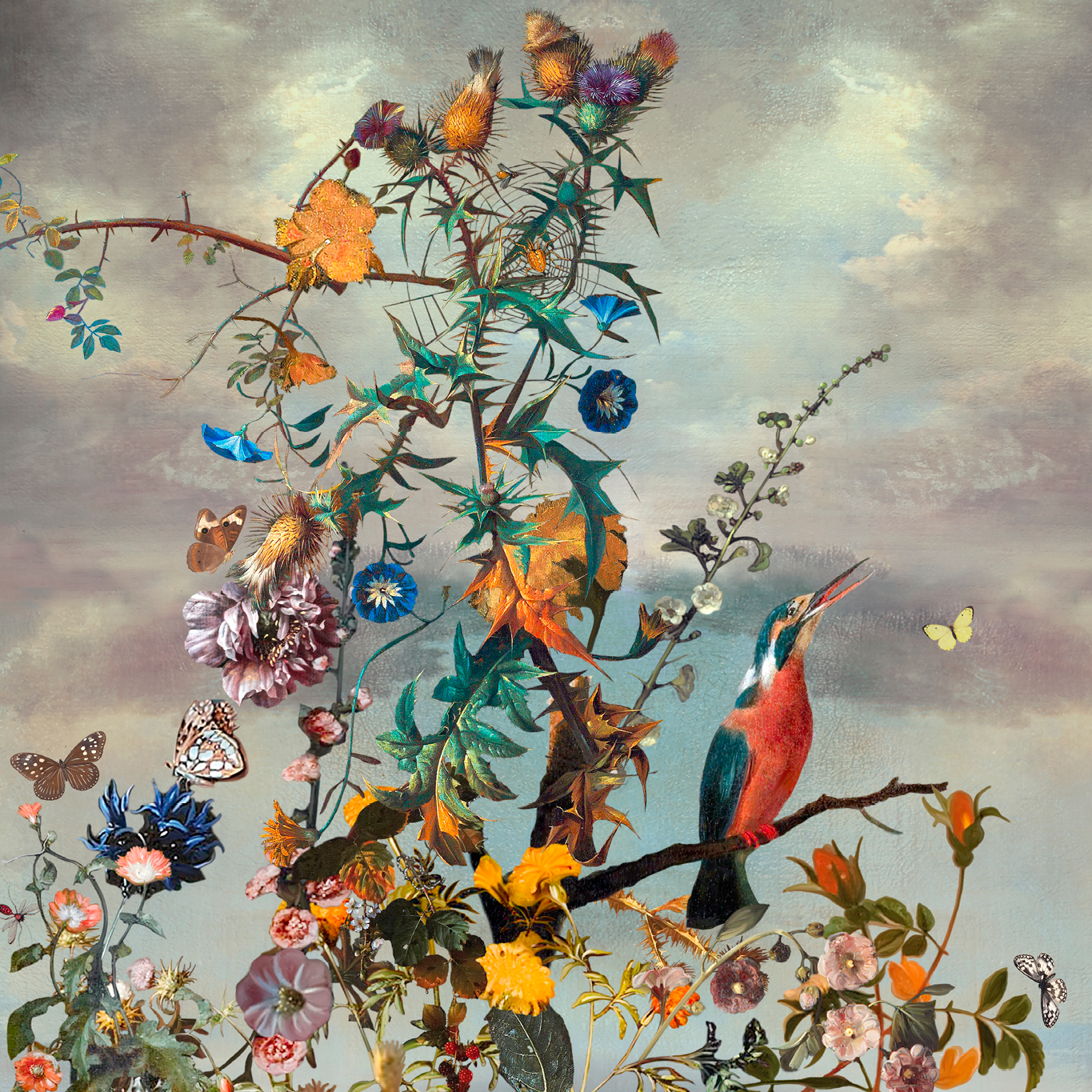 Melchior d'Hondecoeter - Birds - backpack - crossbody - Pouch - Notebook