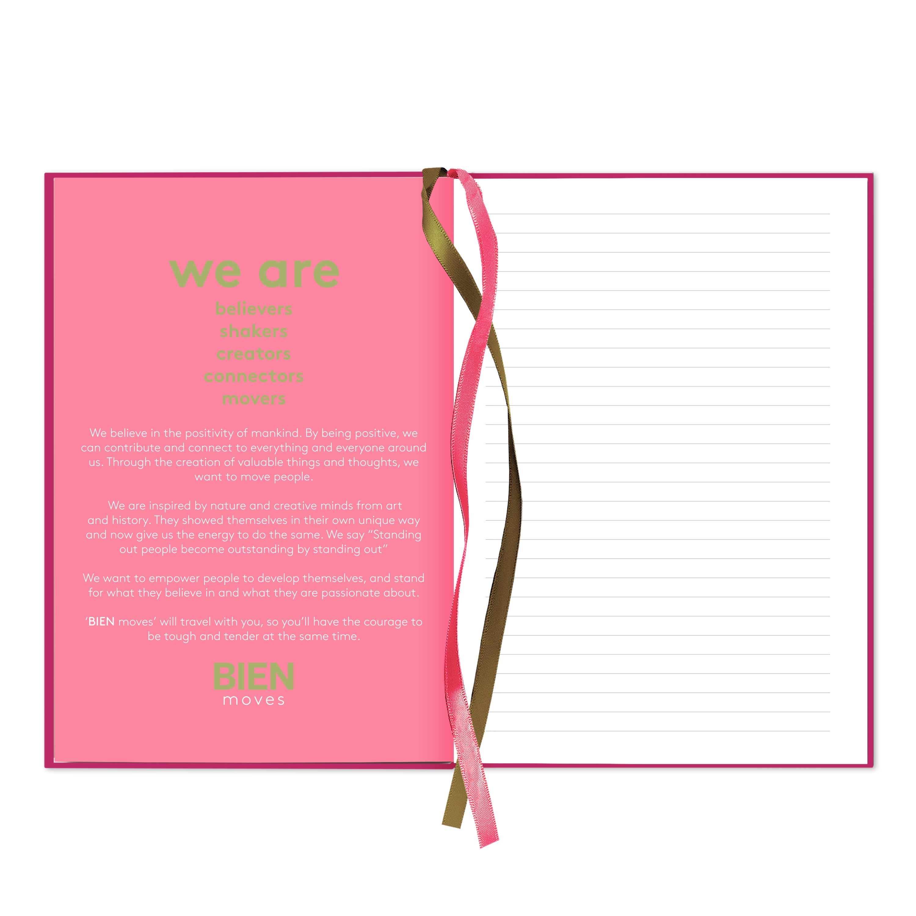 Notebook Fashion Basic Cotton/Satin in Fuchsia