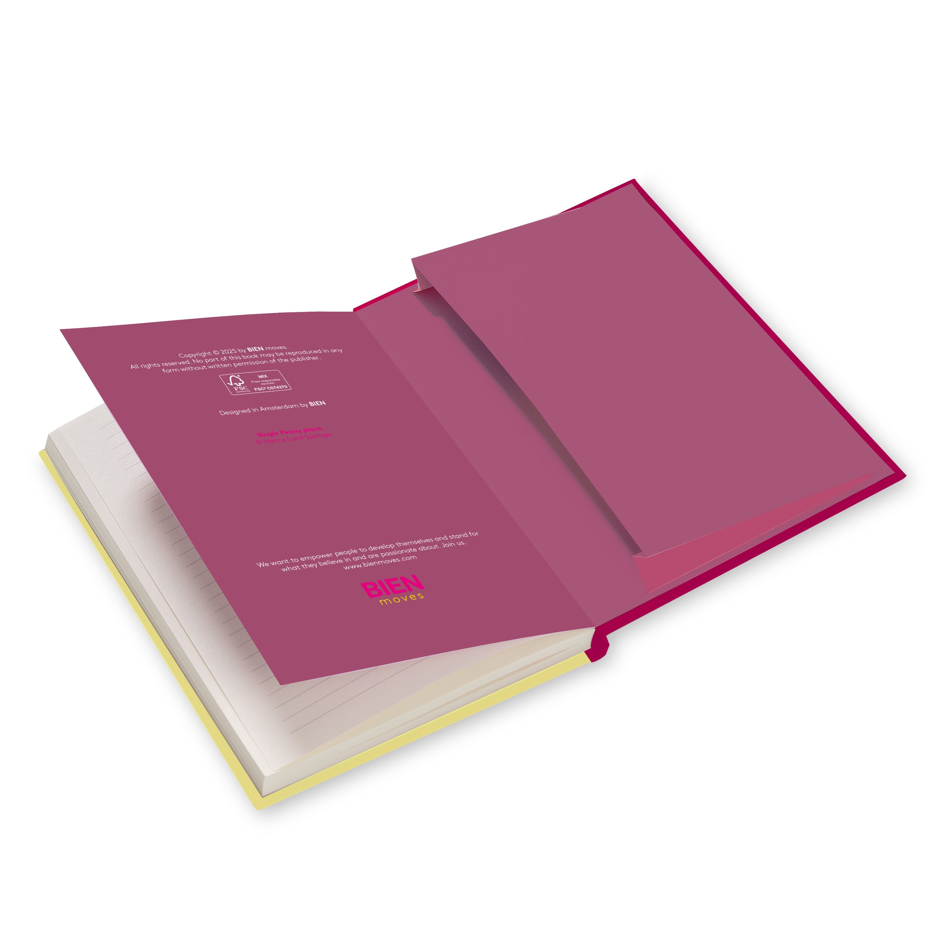 Notebook 3D Peony