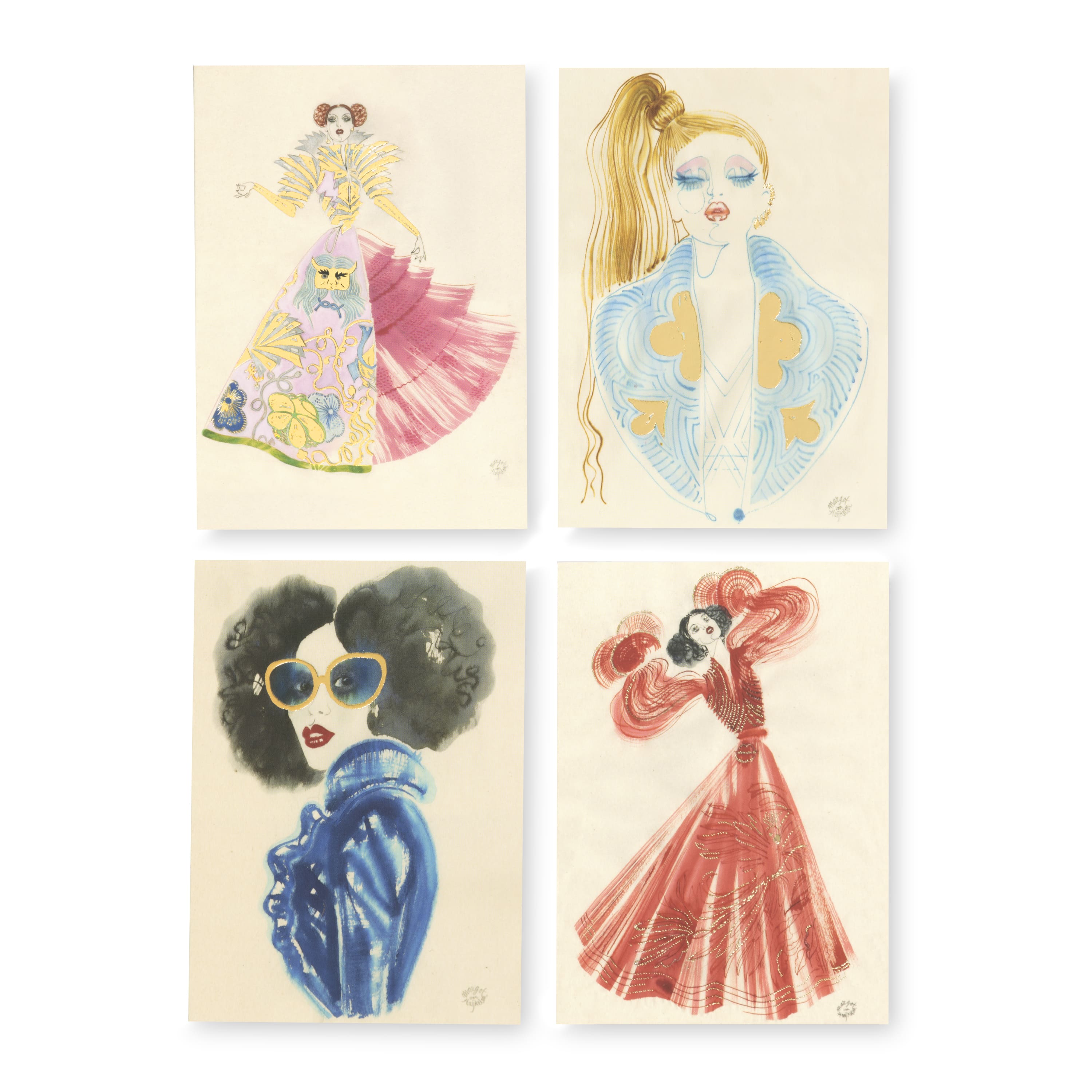 Set van 12 kaarten - Mathilde Willink & Fong Leng