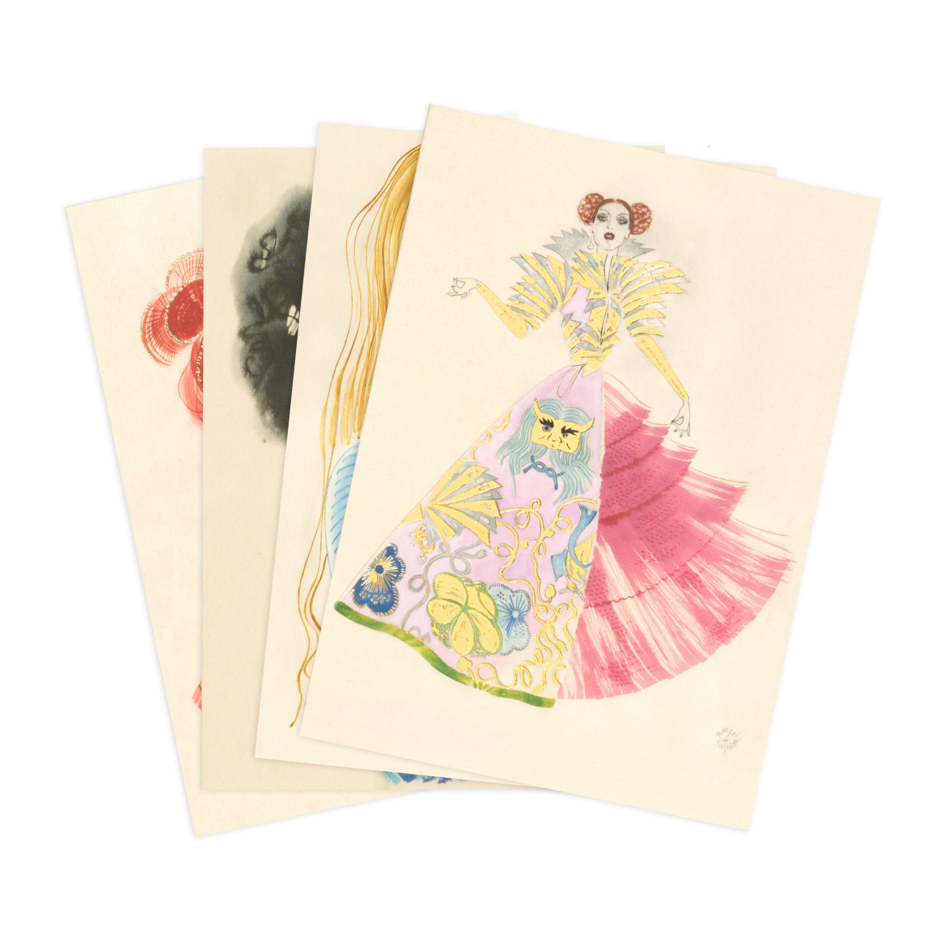 Set van 12 kaarten - Mathilde Willink & Fong Leng