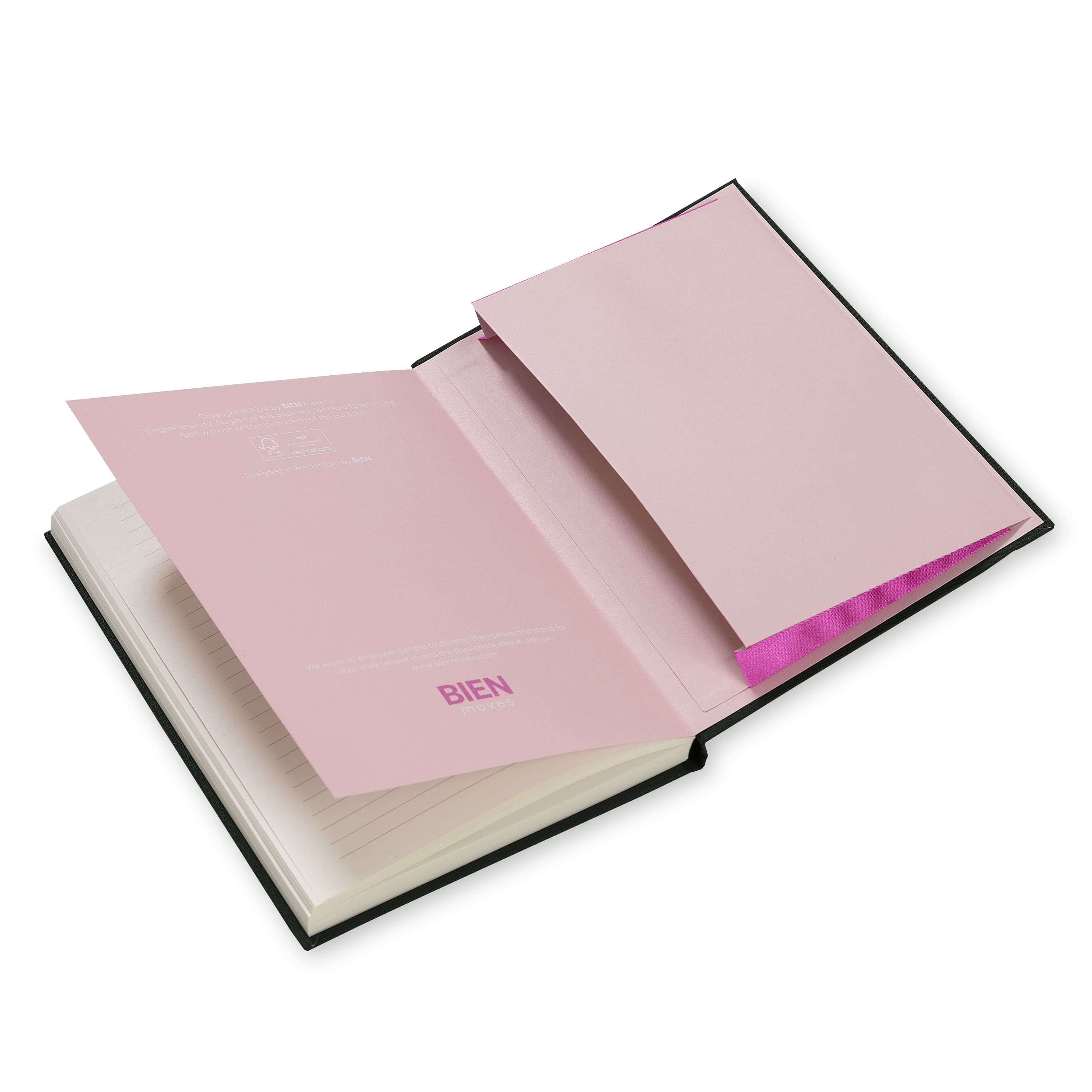 Notebook Fashion Basic Cotton/Satin in Dark Green