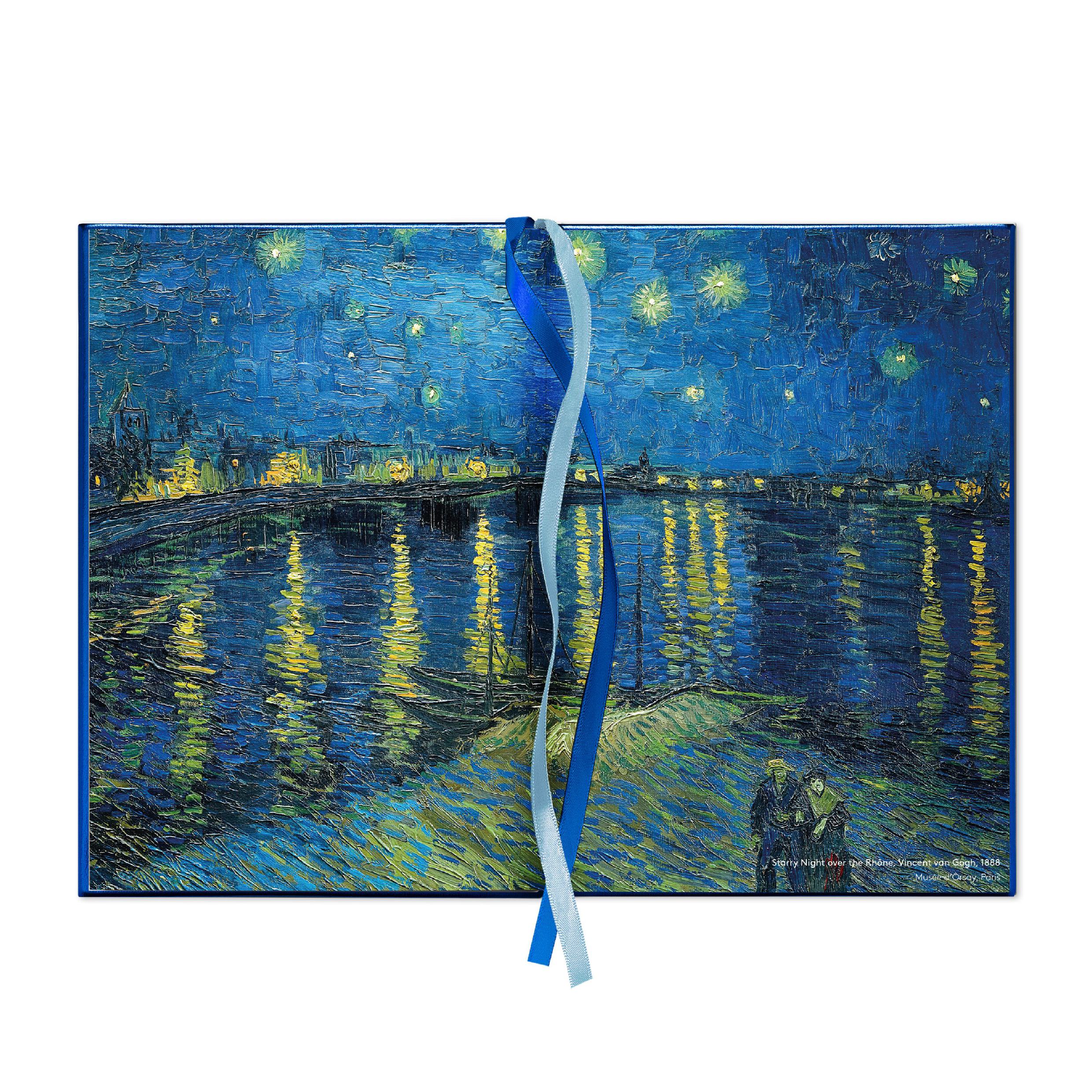 Notebook with embroidery quote - I dream my painting