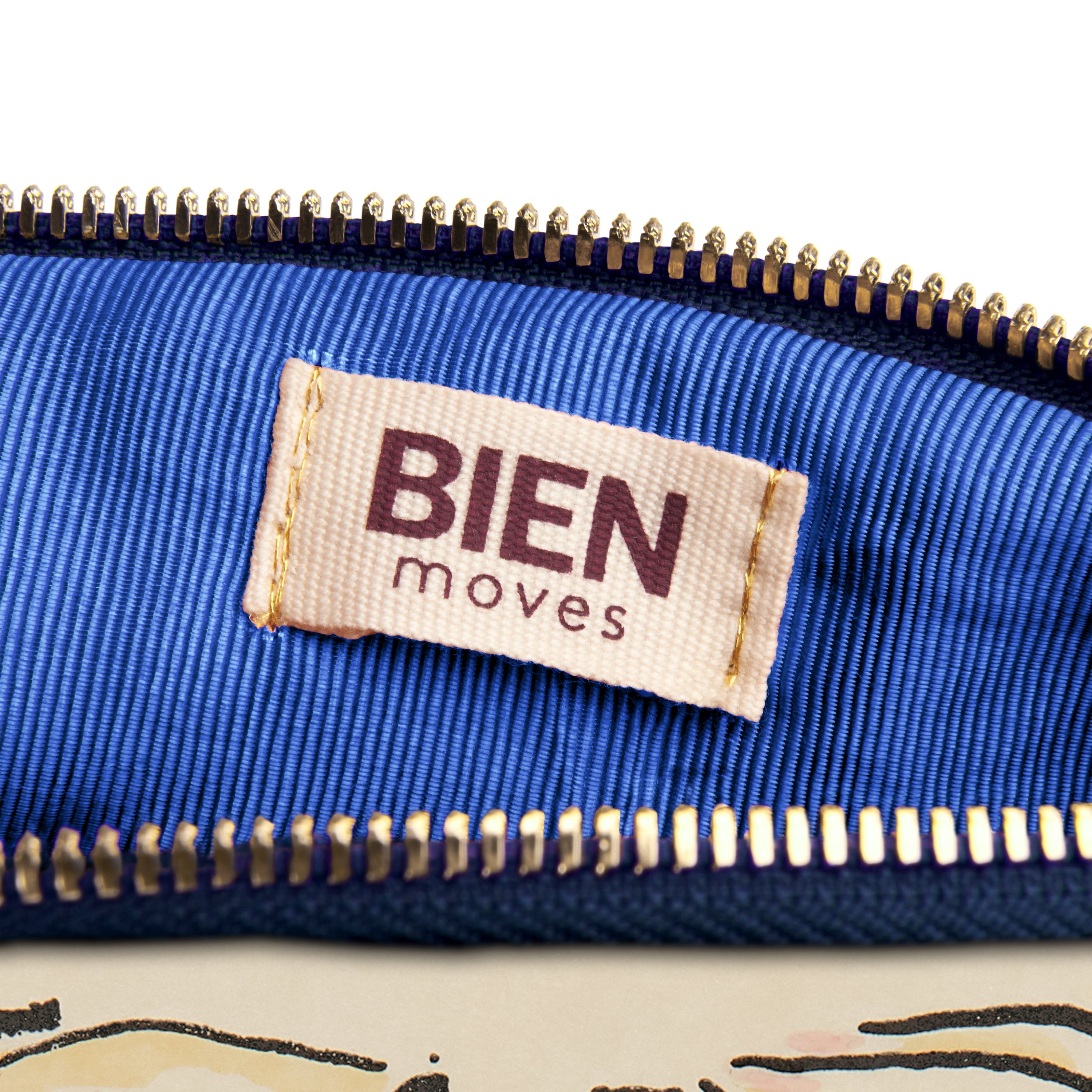 Large Pouch in Cotton/Velvet with Le Rimmel - Kees van Dongen