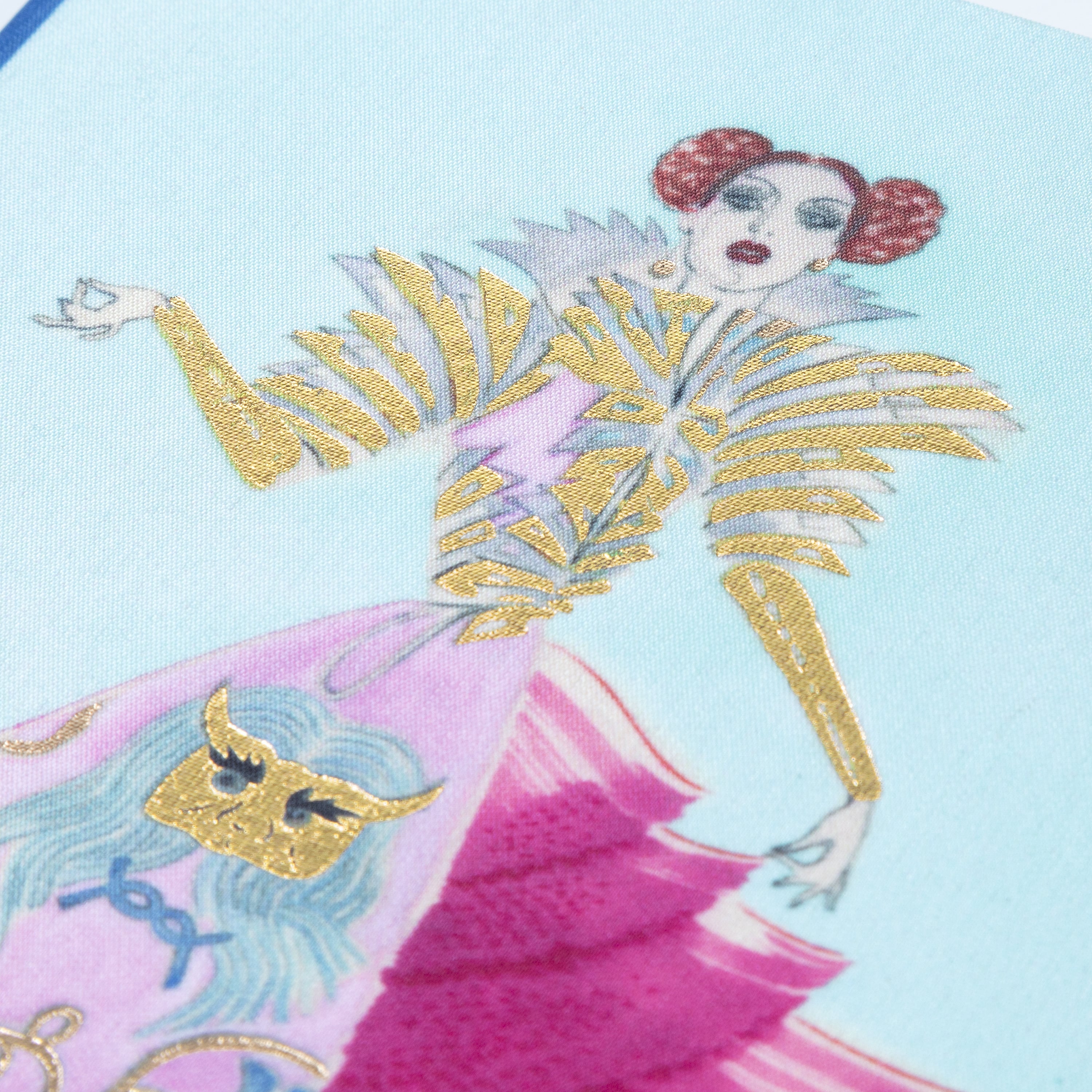 Notebook Satin/Cotton with samurai - Mathilde Willink