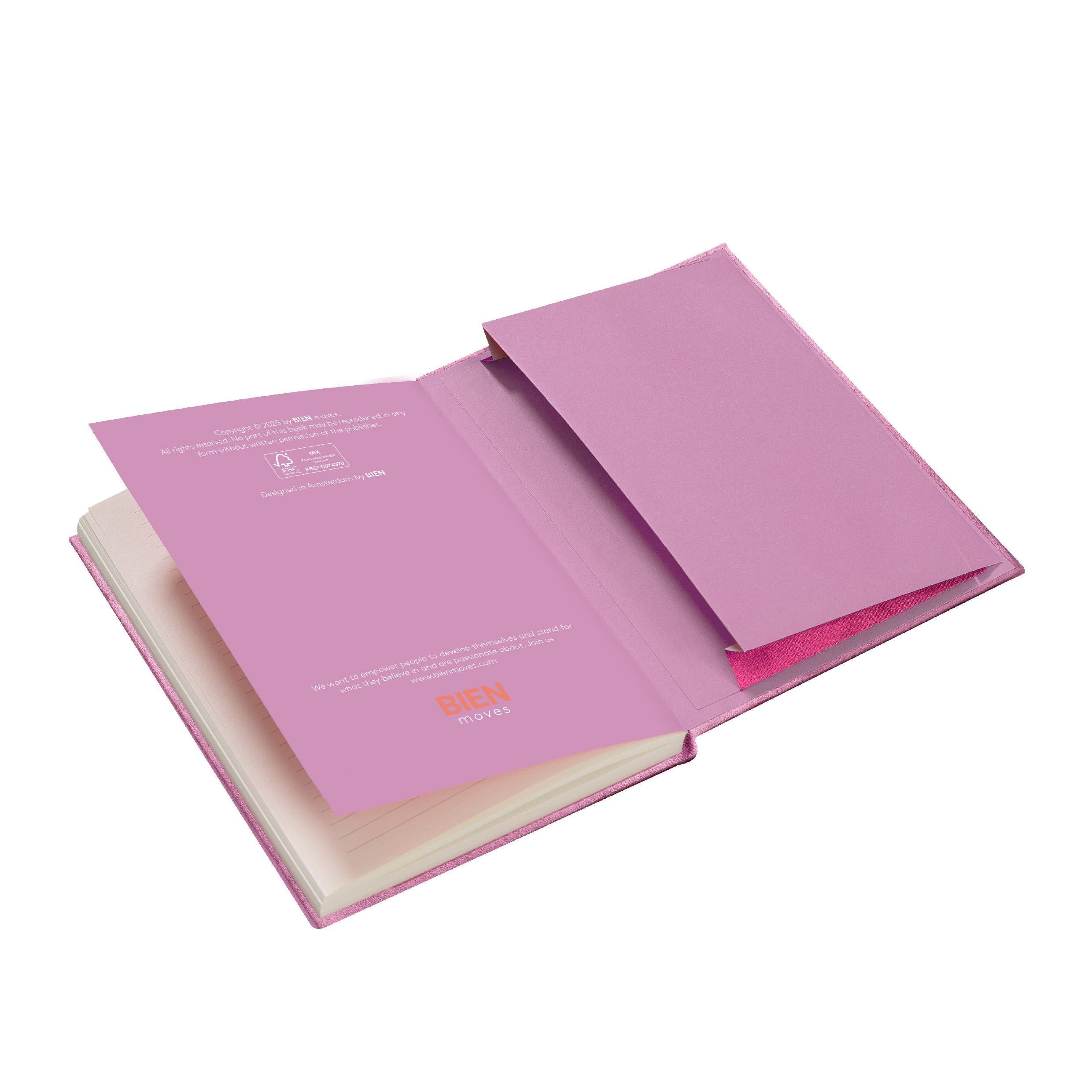 Notebook with Embroidery Quote - WHO MEN? WOMEN!