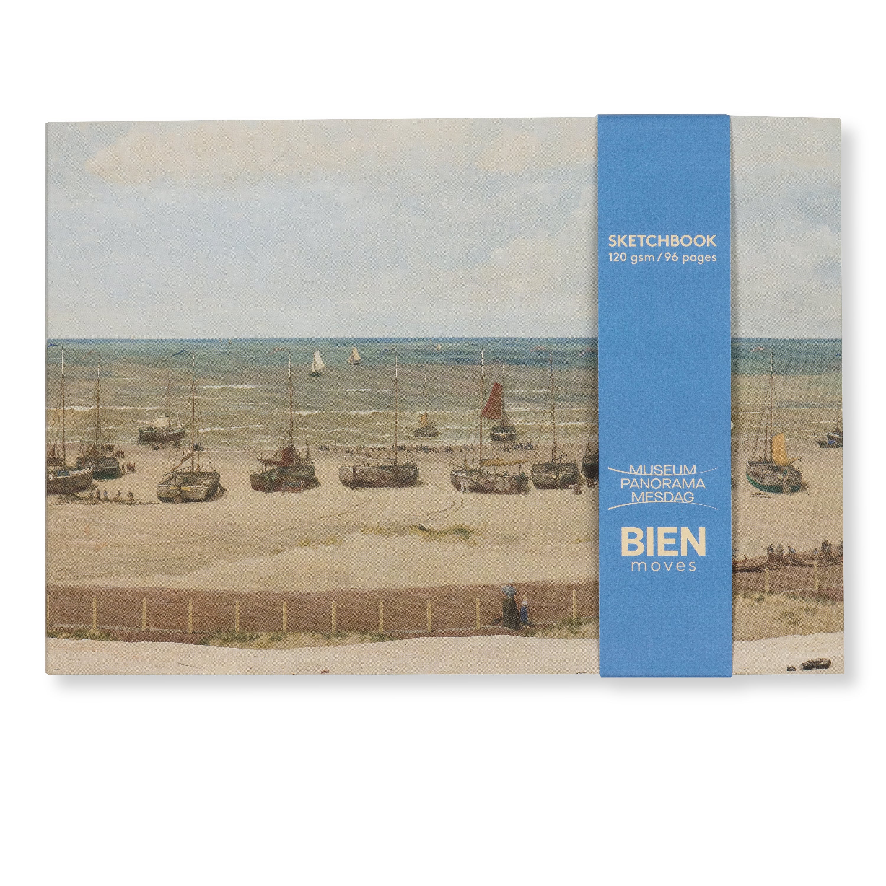 Sketchbook with Panorama of Scheveningen - Hendrik Mesdag