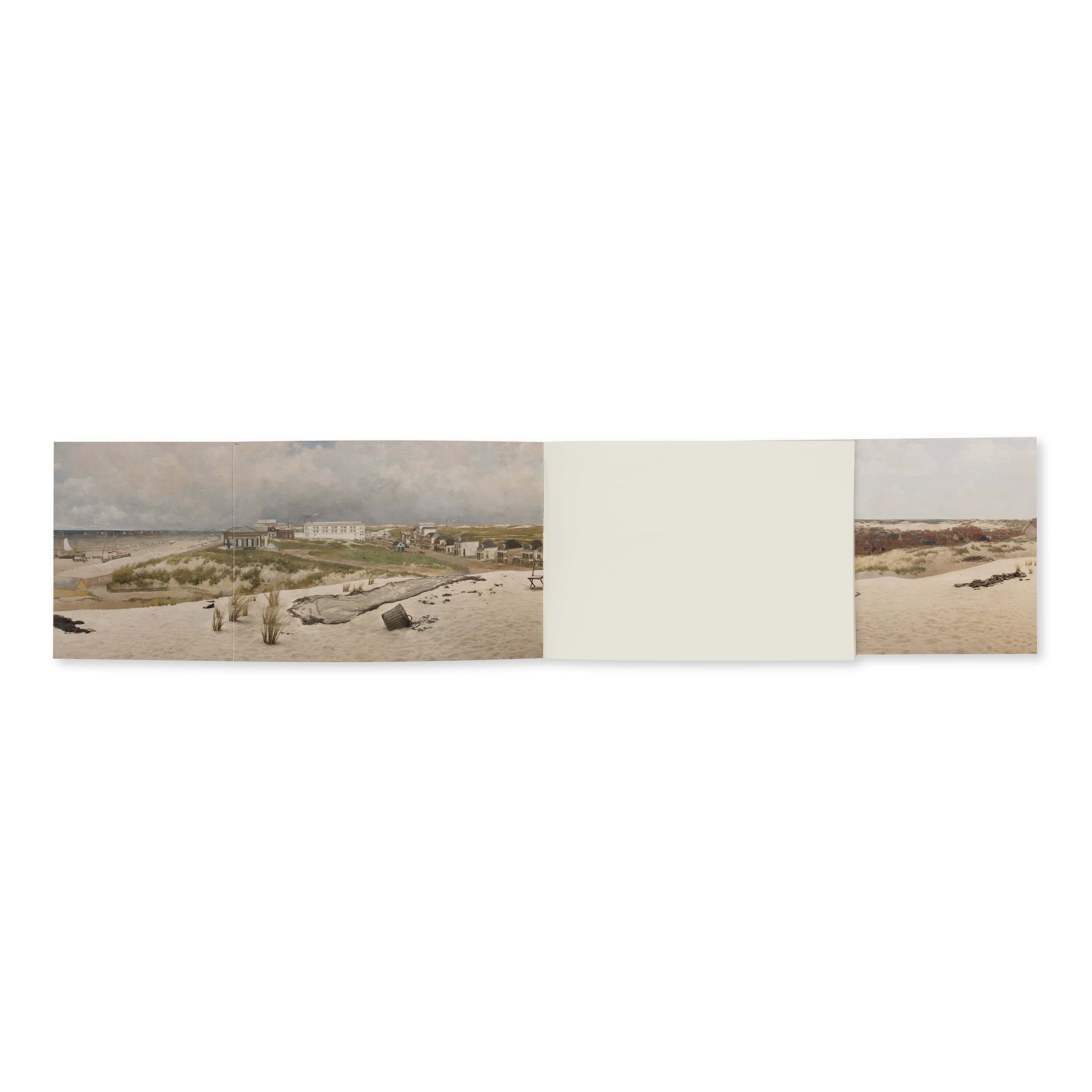 Sketchbook with Panorama of Scheveningen - Hendrik Mesdag