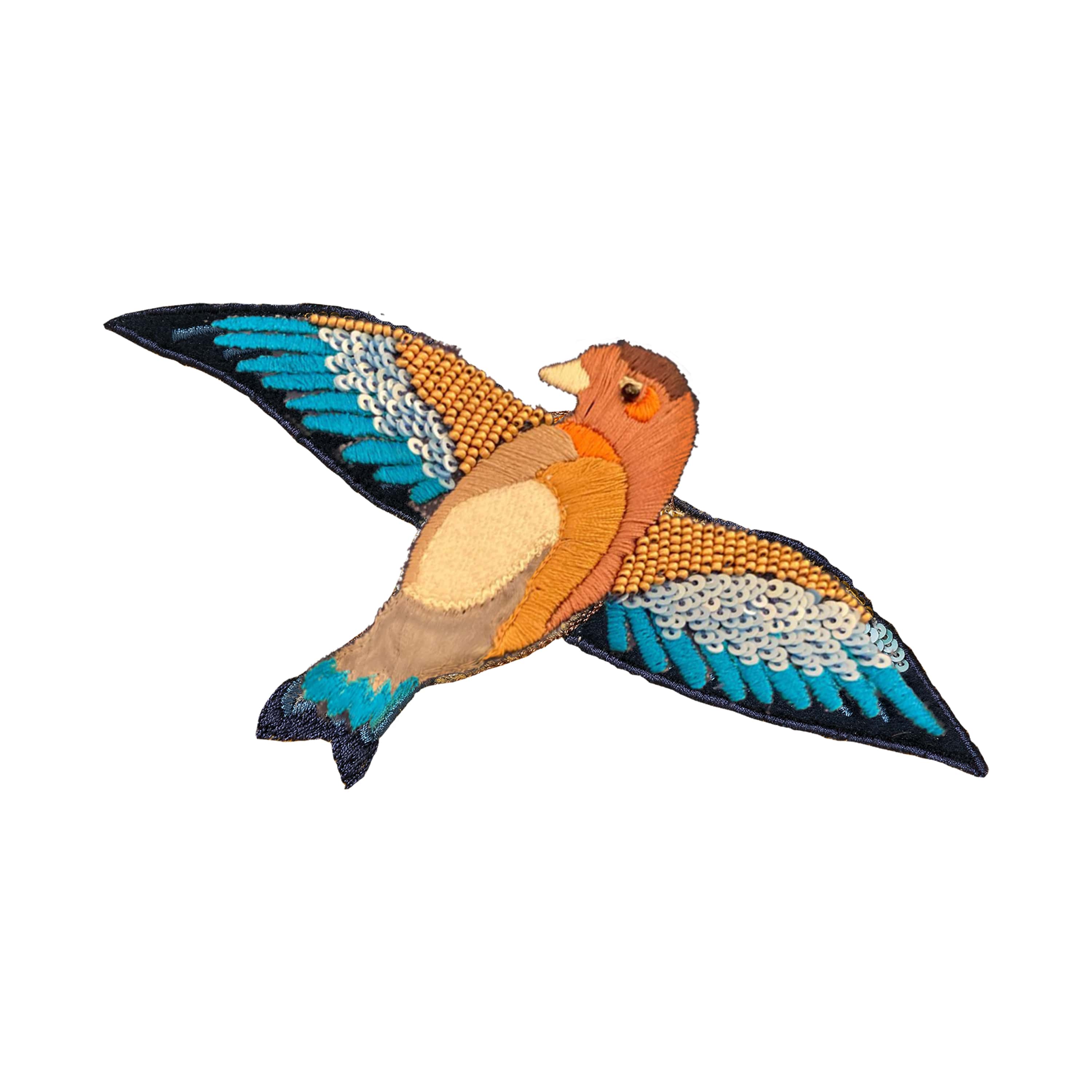 Large Pouch in Petrol - Goldfinch
