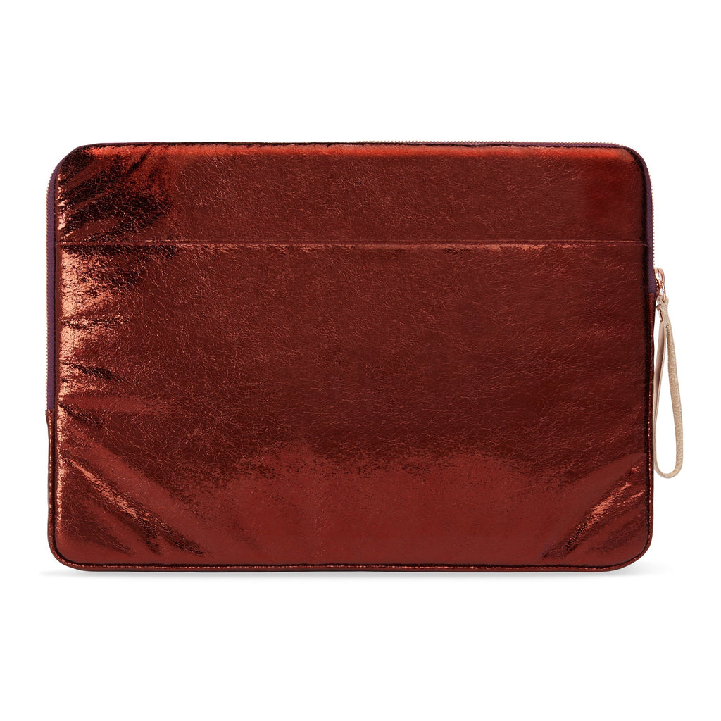 Laptop sleeve 13-inch - Metallic bordeaux - BIEN moves