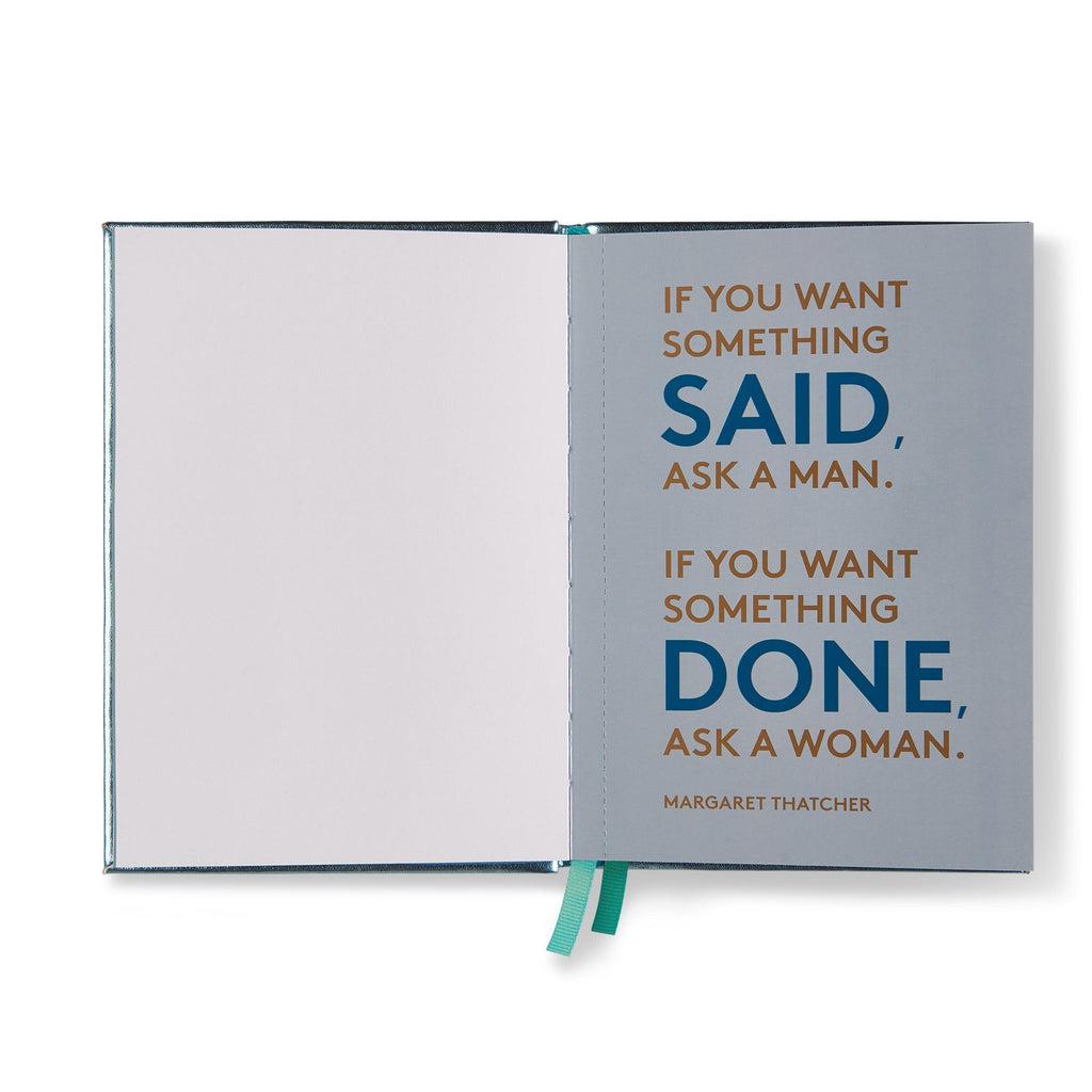 Embroidered quote notebook - "Shake the rules" - BIEN moves